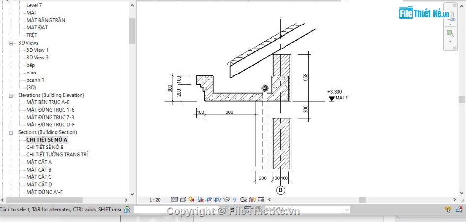 biệt thự gia đình,Revit biệt thự trệt 15.2x16.2m,phong cách cổ điển,Biệt thự nhà vườn 15.2x16.2m,nhà vườn 15.2x16.2m